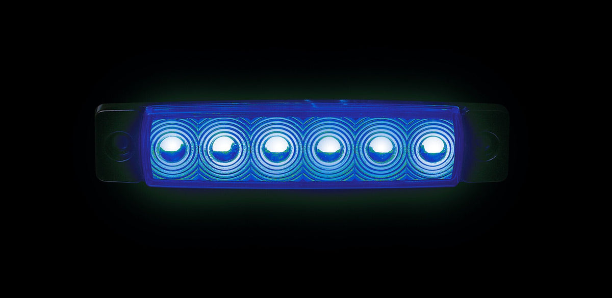 Lampa Luce decorativa - 6 Led - 12/24V - Blu 97039