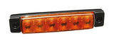 Lampa Set 20 pz, luce ingombro - 6 Led - 12/24V - Arancio 97042