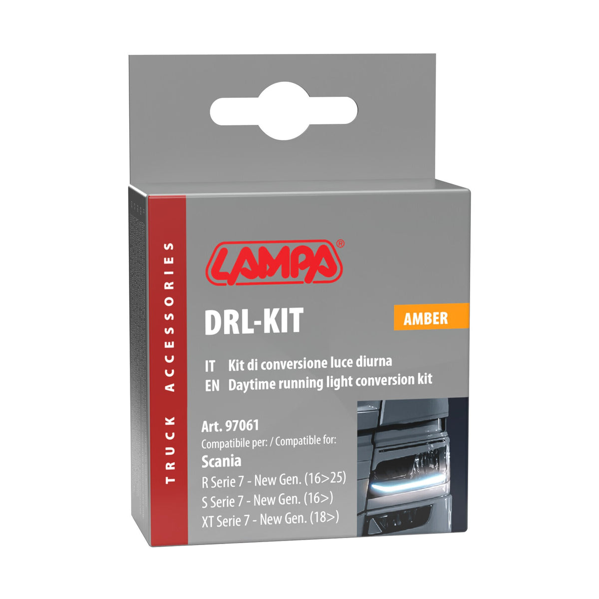 Lampa DRL Modules, moduli a led per luci diurne - Bianco - compatibile per Scania R Serie 7 - New Generation (11/16>02/25) - Scania S Serie 7 - New Generation (11/16>) - Scania XT Serie 7 - New Generation (01/18>) 97061