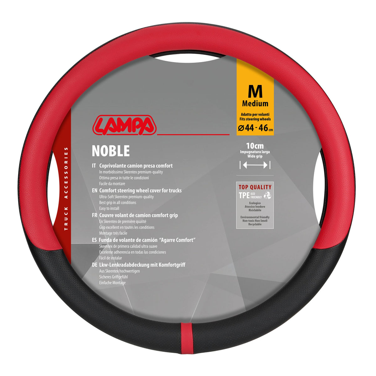 Lampa Noble, coprivolante in Skeentex - M -  44/46 cm - Rosso 97087