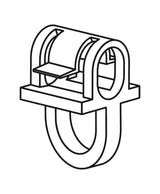 Lampa Scorrevoli per Binari Tendine G-2 - Conf. da 500 pz