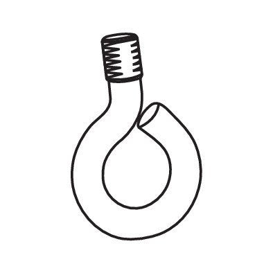 Lampa Set 25 occhioli nichelati per tappi finale binario - M3x3,5 97113