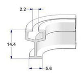 Lampa Set 6 binari pieghevoli - 133 cm 97115