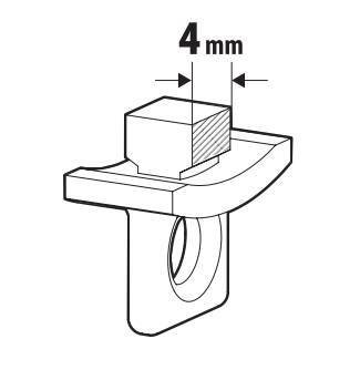 Lampa F-1, set 10 fermi per binario tipo "U" - 4 mm 97116