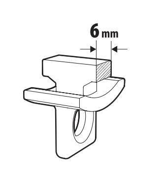 Lampa F-2, set 10 fermi per binario tipo "U" - 6 mm 97117
