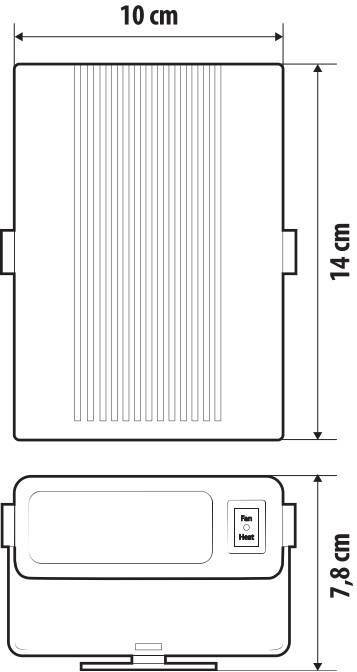 Termoventilatore 24V per camion 150W, scaldino e sbrinatore  Lampa Heater & Fan 97119