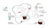 Macchina caffè filtro 24V per camion 4-6 tazze 300W  Lampa Coffee Maker Arabica 97131