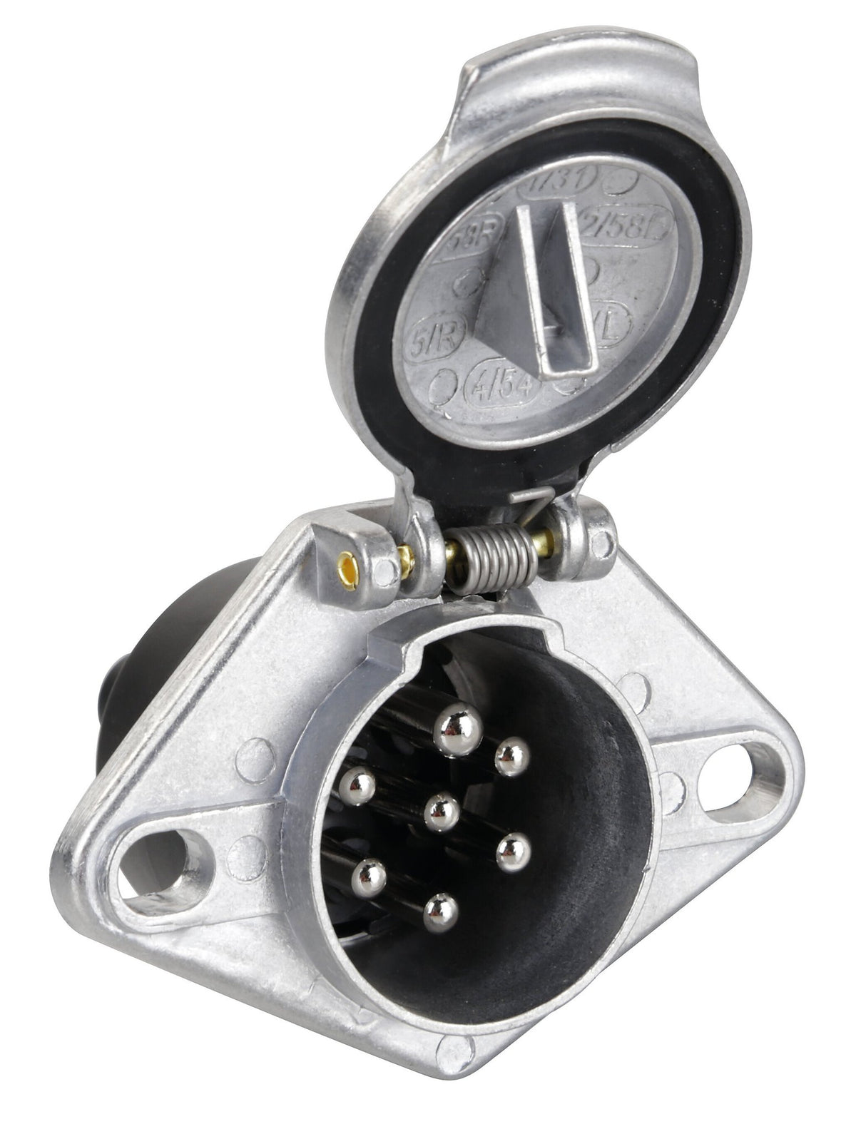 Lampa Presa 7 poli 24N, in metallo 97155