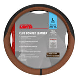 Lampa Club, coprivolante in vero cuoio e skeentex - L -  46/48 cm - Marrone 97168