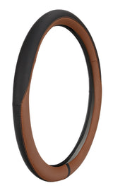 Lampa Club, coprivolante in vero cuoio e skeentex - L -  46/48 cm - Marrone 97168