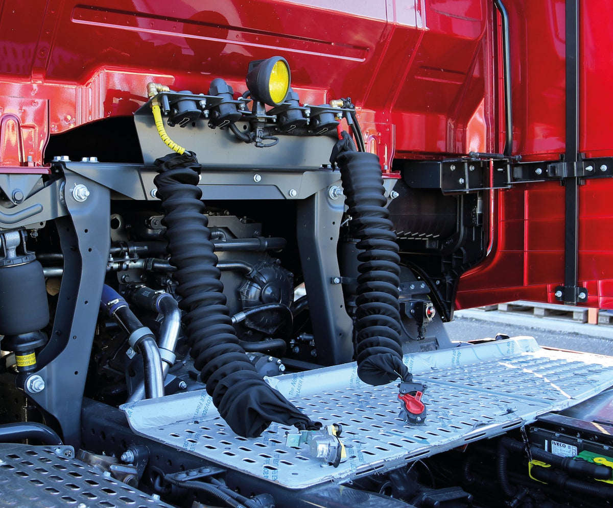 Lampa Truck-tights, copertura elasticizzata per spirali aria ed elettriche - Blu 97172