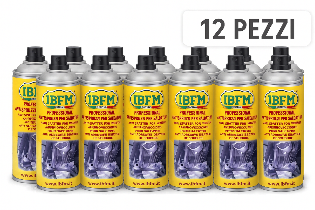 IBFM Art. 2000ASP Anti-Splash Spray Can for Technical Use - Pack of 12