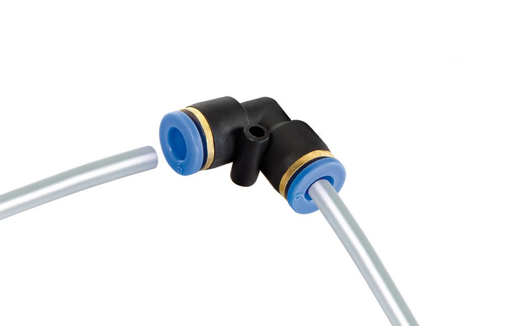 Lampa L-1 Raccordi a 90° per Tubi Aria Ø 6 mm - Conf. da 20 pz