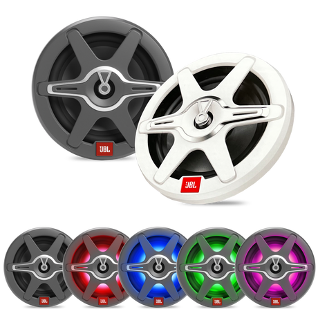 JBL Marine Speaker CLUB 62 Coppia Altoparlanti Marini ad Alte Prestazioni con Illuminazione RGB 6,5''