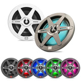 JBL Marine Speaker CLUB 82 Coppia Altoparlanti Marini ad Alte Prestazioni con Illuminazione RGB 8''