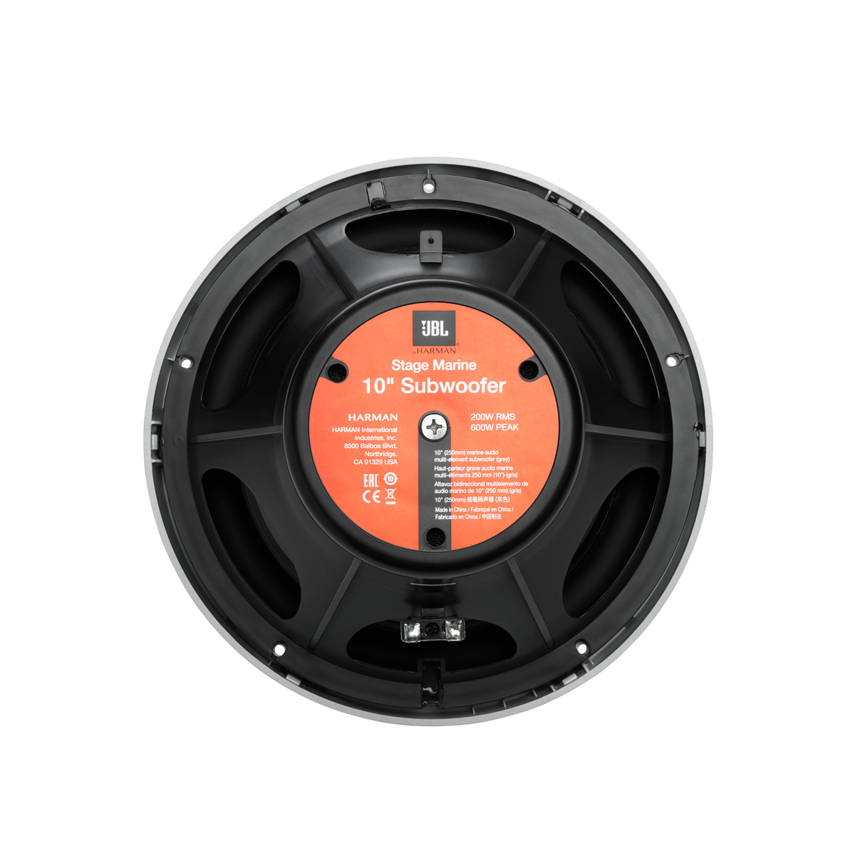 JBL Stage Marine  Speaker Marini ad Alte Prestazioni STAGE 10" (250 mm)