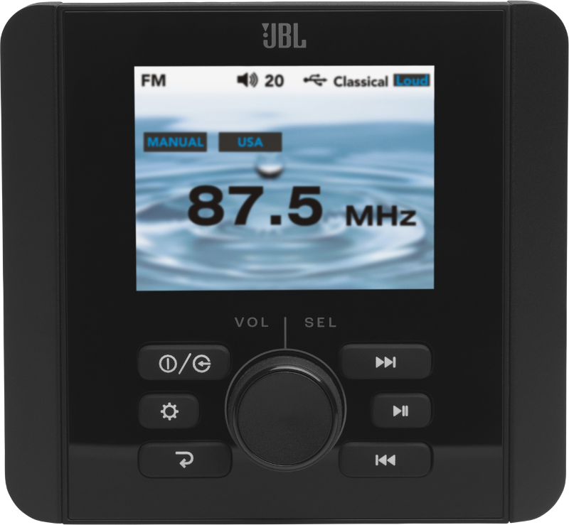 JBL JAM5000N  Unità sorgente audio marina TFT a colori da 2,8