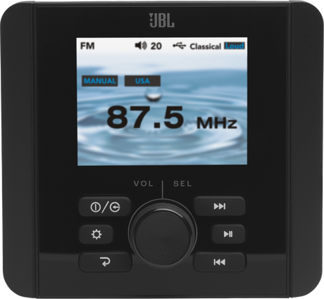 JBL JAM5000N  Unità sorgente audio marina TFT a colori da 2,8