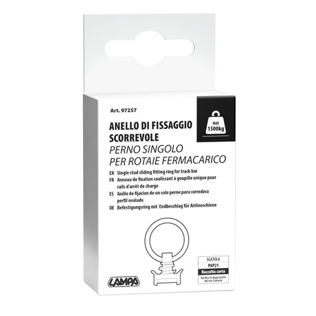 Anello di fissaggio con perno singolo rotaie fermacarico a scorrimento Type 6 97257