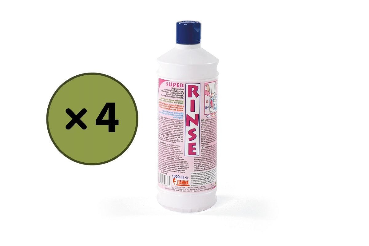 Fiamma Super Rinse 1L Igienizzante antimuffa antialghe serbatoi camper barca - PACK 2 pZ