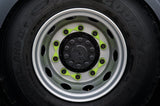 Lampa Checkpoint indicatori serraggio dado ruota set 20 pz 30 mm Giallo fluo 97629