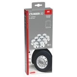 Lampa Copribulloni Cromati ABS Ø 32 mm - Conf. da 10 pz