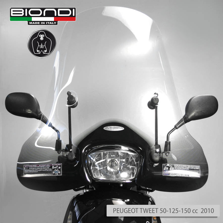 Biondi Parabrezza Club CF MOTO Sidam E. Charm 125/150 cc 2005 - con Attacchi