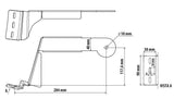 Lampa Staffa per antenna CB - Daf XF 105 (02/04>12/14) - Daf XF 106 (10/12>) 97743
