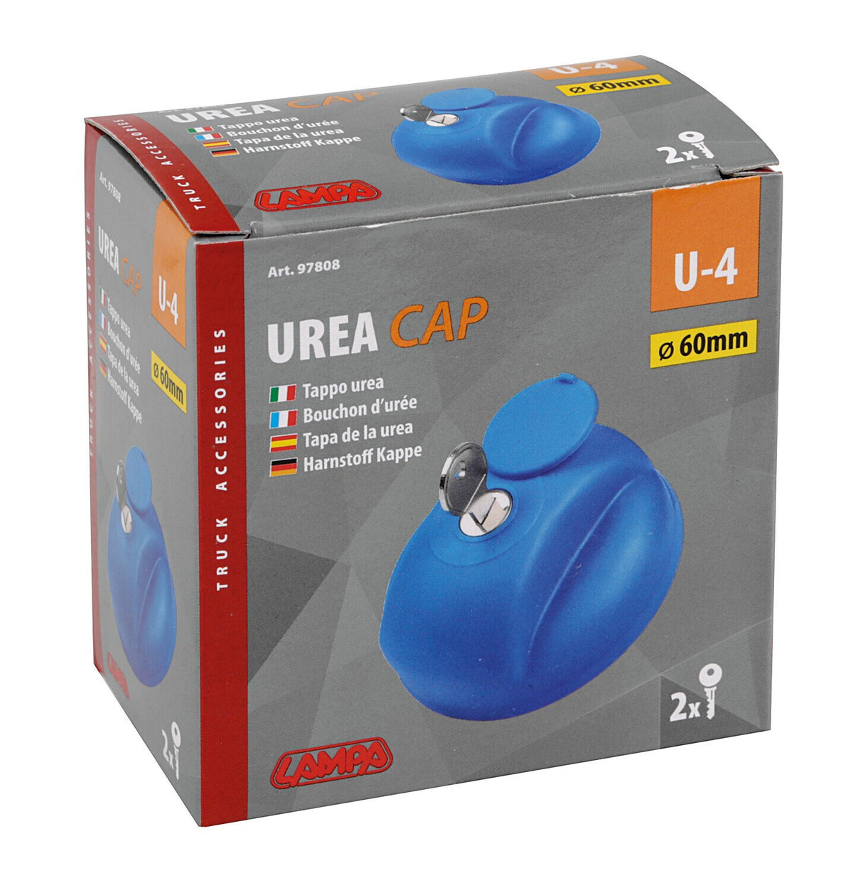 Lampa U-4, tappo serbatoio urea -  60 mm 97808