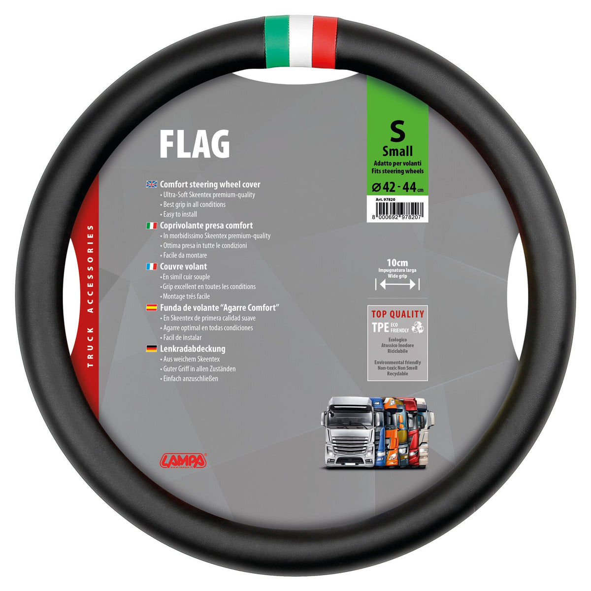 Lampa Flag Italia Coprivolante Skeentex - S - Ø 42/44 cm