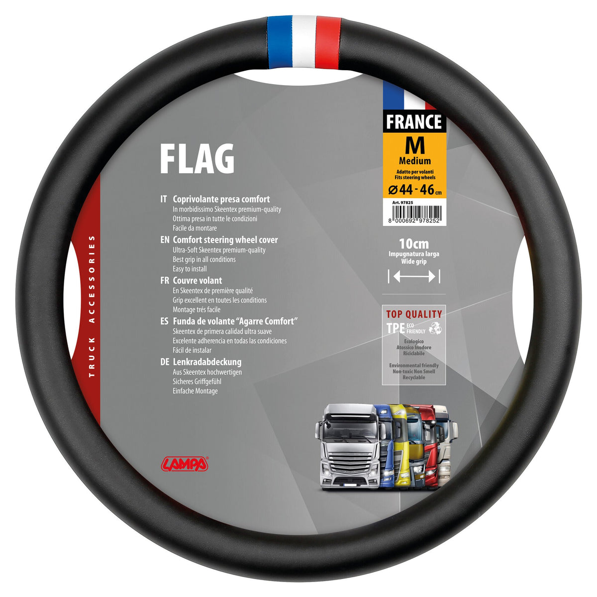 Lampa Flag Francia, coprivolante in Skeentex - M -  44/46 cm 97825