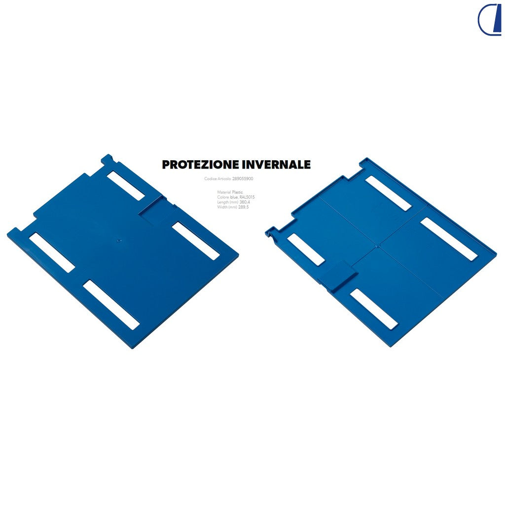 Di-Tec Protezione invernale per griglia frigo LS230 blu