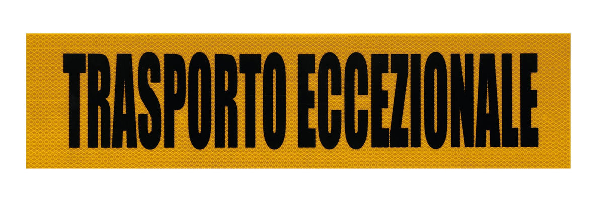 Lampa Pannello catarifrangente trasporto eccezionale - 600x150 mm 97847