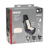 Lampa Mirian Coprisedile Trapuntato Skeentex e Suede Nero/Panna