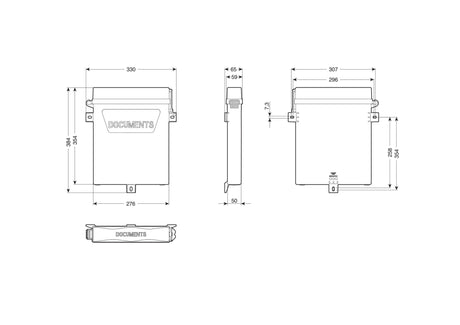 Lampa Eco-Line, Porta documenti rettangolare 97858