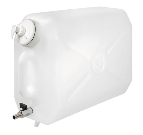 Lampa Tanica in plastica, con rubinetto in metallo e dispenser porta sapone 25 L 97868