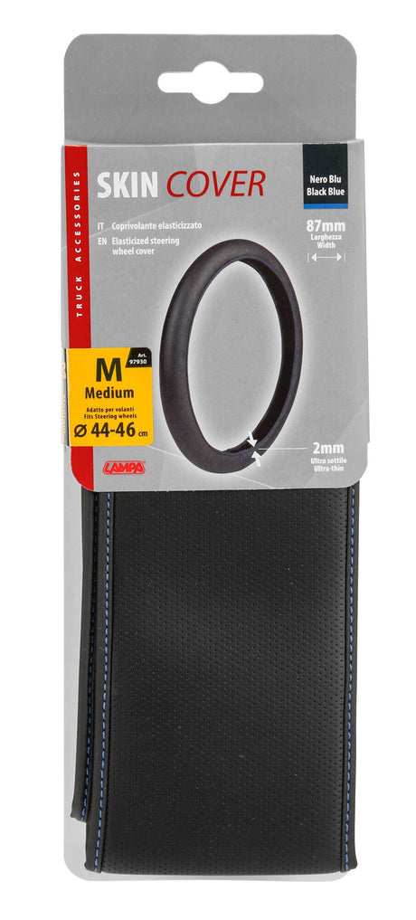 Lampa Skin-Cover, coprivolante elasticizzato in Skeentex Nero/Blu M  44/46 cm 97930