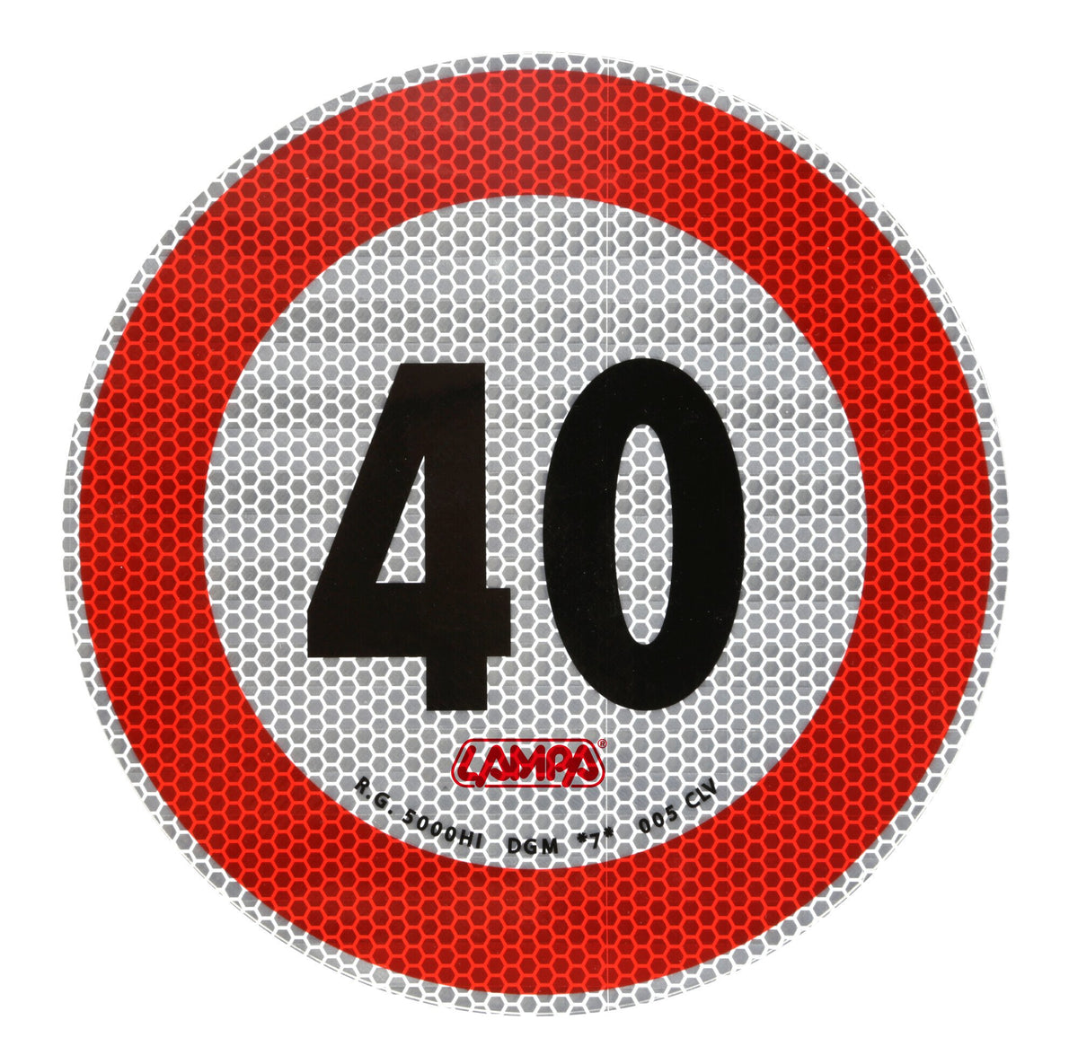 Lampa Contrassegno limite velocita' - 40 Km/h 97935