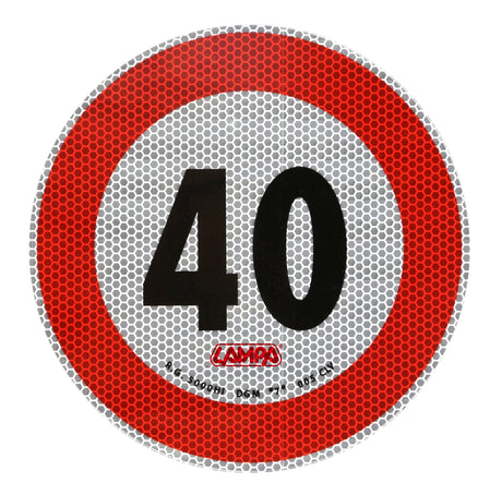 Lampa Contrassegno limite velocita' - 40 Km/h 97935