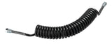 Lampa Tubo aria a spirale - Nero