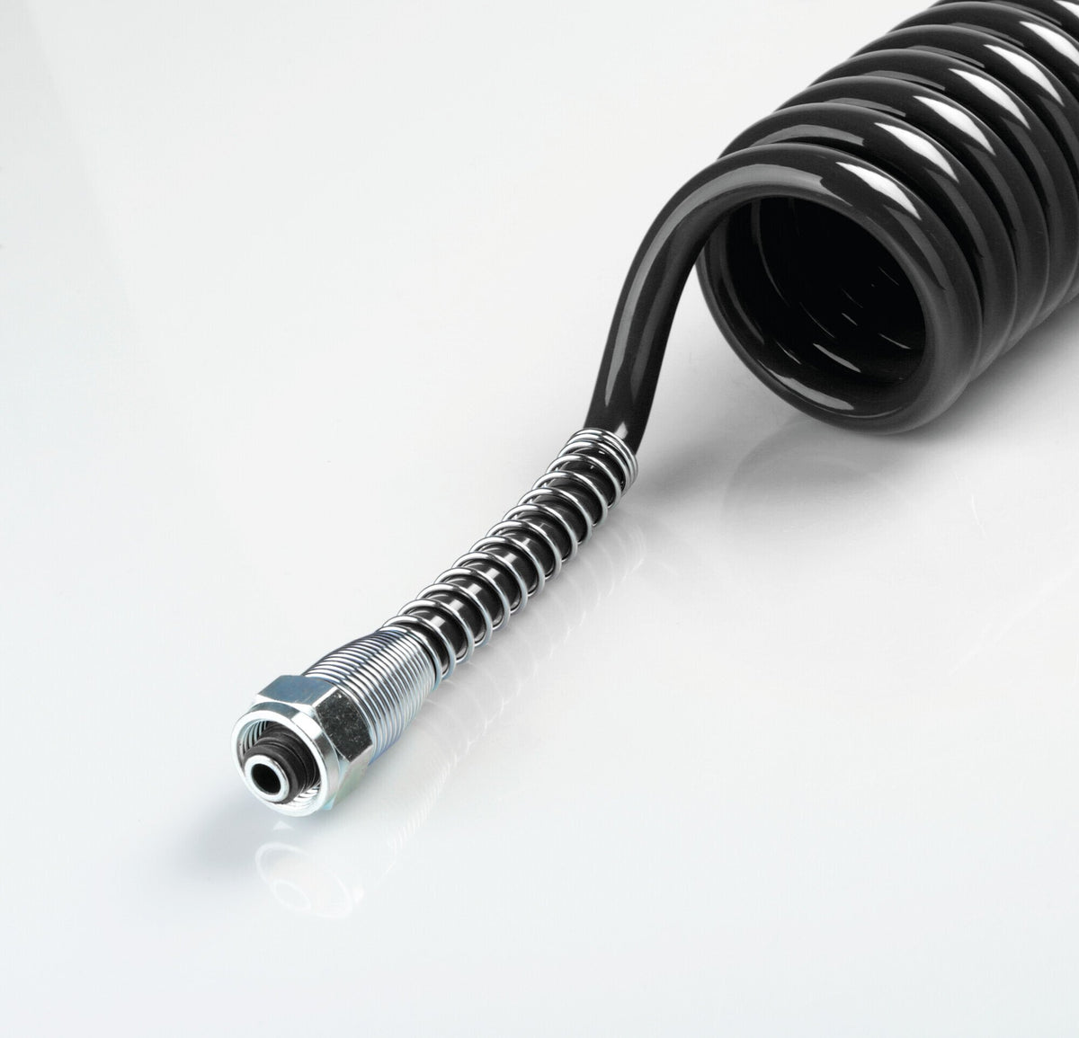 Lampa Tubo aria a spirale - Nero