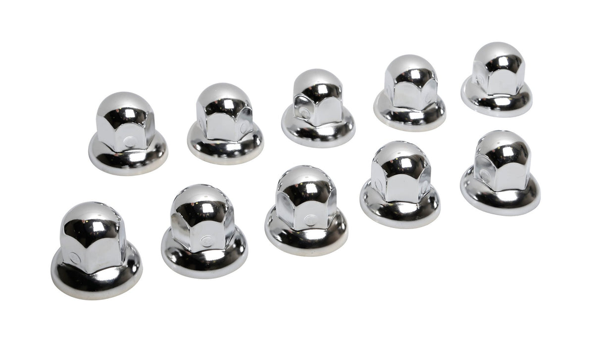 Lampa Dome Copribulloni Testa Tonda Inox Cromo Ø 32 mm - Conf. da 10 pz