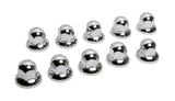 Lampa Dome Copribulloni Testa Tonda Inox Cromo Ø 32 mm - Conf. da 10 pz