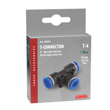 Lampa T-4 Raccordo a T per Tubi Aria Ø 8 mm