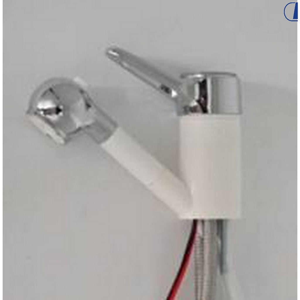 Di-Tec Miscelatore Prestige con soffione estraibile 150 cm e interruttore 3A