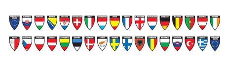 Lampa Decor-Flags 2 in1 - Set 4 - 17x2 bandiere 98119