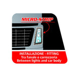 Lampa Micro-Strip LED 24V Bianca 100 cm - 48 LED