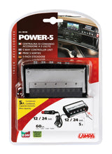 Lampa Power-5, centralina di comando, accensione a 5 uscite, 12/24V 98196