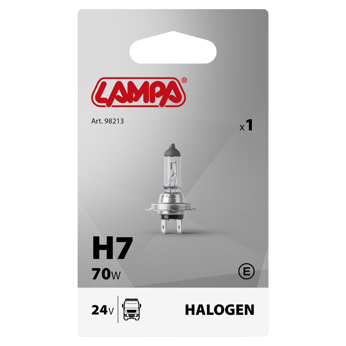 Lampa 24V Lampada alogena - H7 - 70W - PX26d - 1 pz - D/Blister 98213