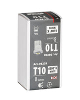 24/28V Hyper-Led 3 1 SMD x 3 chips T10 W2,1x9,5d 20 pz Busta Bianco doppia pol. 98238